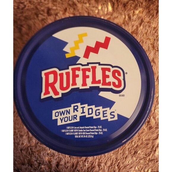 Ruffles Potato Chips Limited Edition Lebron & Anthony Tin - Picture 2 of 6